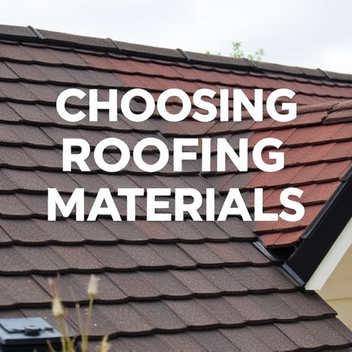 Choosing Roofing Materials