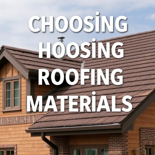 Choosing Roofing Materials