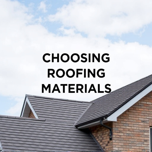 Choosing Roofing Materials