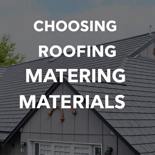 Choosing Roofing Materials