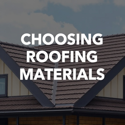 Choosing Roofing Materials