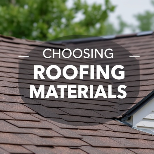 Choosing Roofing Materials