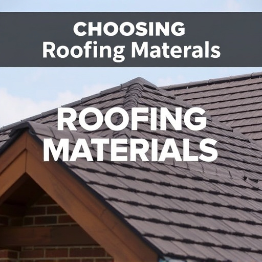 Choosing Roofing Materials