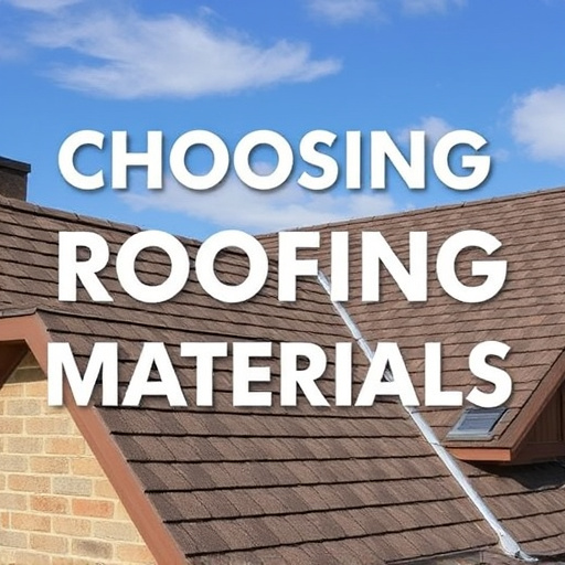 Choosing Roofing Materials