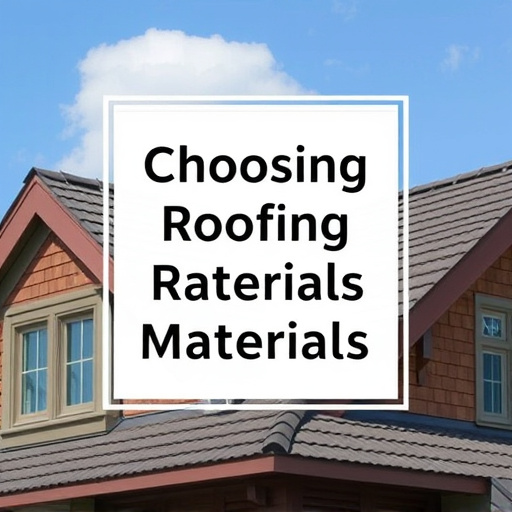 Choosing Roofing Materials