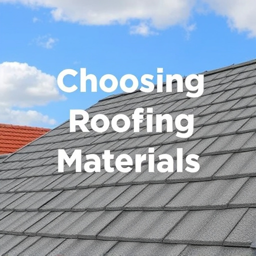 Choosing Roofing Materials
