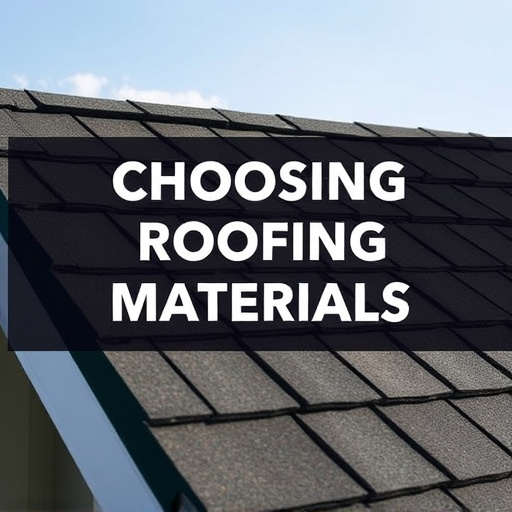 Choosing Roofing Materials