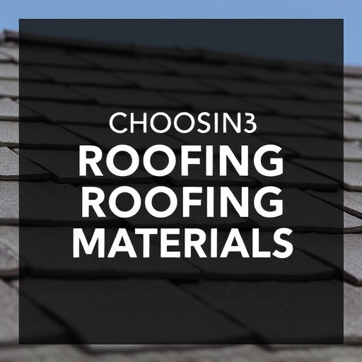 Choosing Roofing Materials