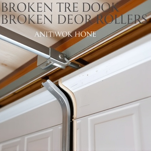common causes of broken garage door tracks and rollers