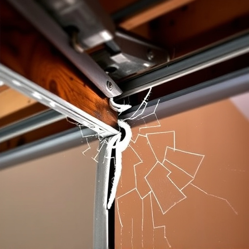 common causes of broken garage door tracks and rollers