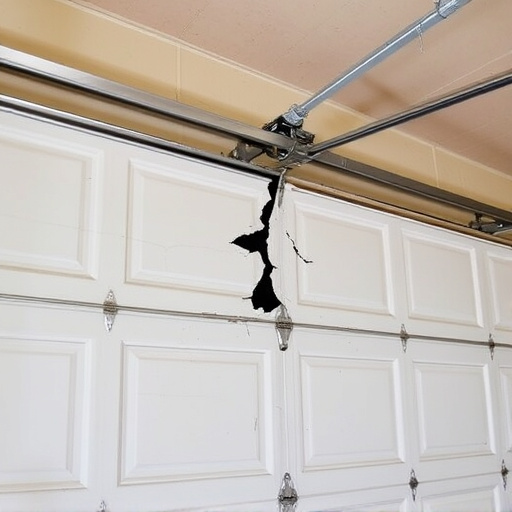 common causes of broken garage door tracks and rollers