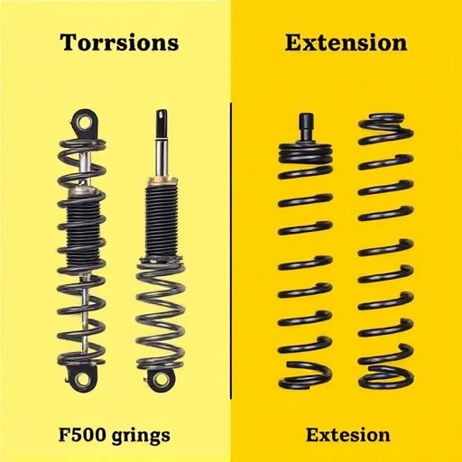 difference between torsion and extension springs explained