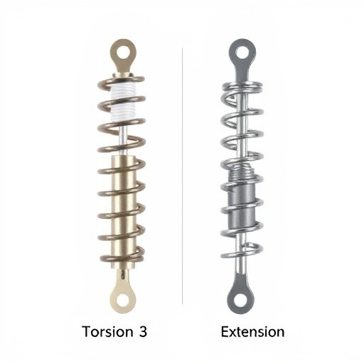 difference between torsion and extension springs explained