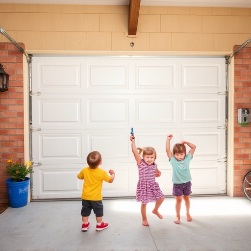 garage door safety tips for families with children