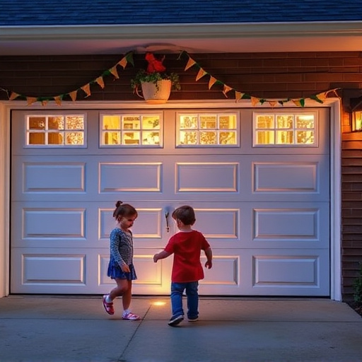 garage door safety tips for families with children