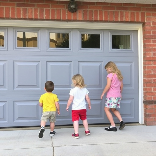 garage door safety tips for families with children