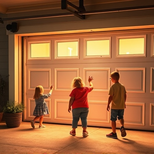 garage door safety tips for families with children