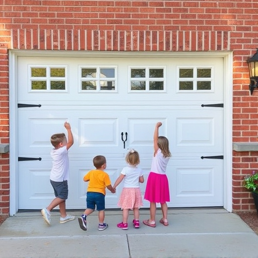 garage door safety tips for families with children