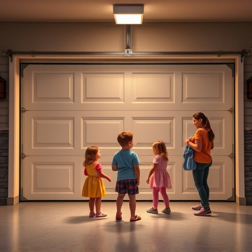 garage door safety tips for families with children
