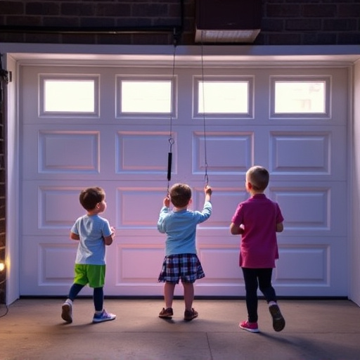 garage door safety tips for families with children