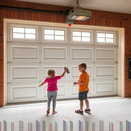garage door safety tips for families with children