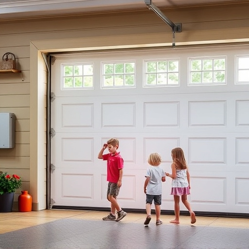 garage door safety tips for families with children