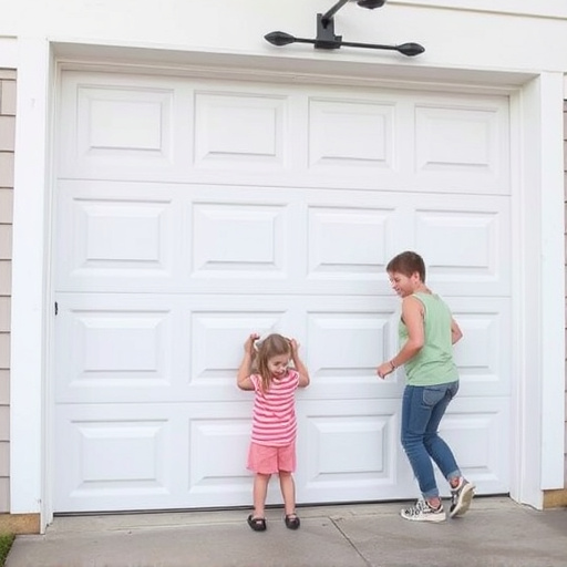 garage door safety tips for families with children