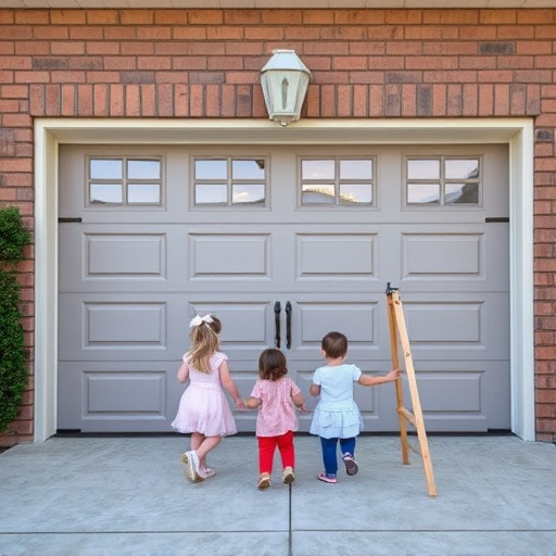 garage door safety tips for families with children