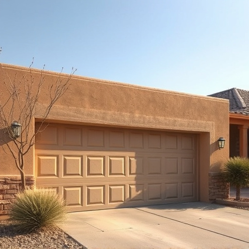 how dust and heat affect garage doors in the desert climate