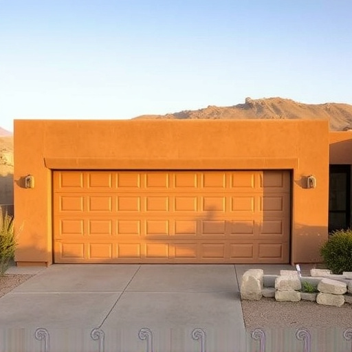 how dust and heat affect garage doors in the desert climate