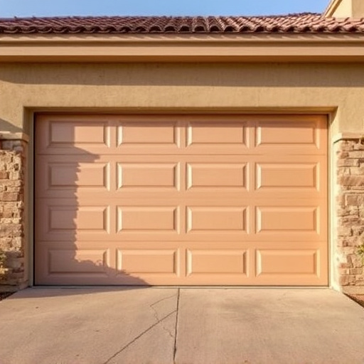 how dust and heat affect garage doors in the desert climate