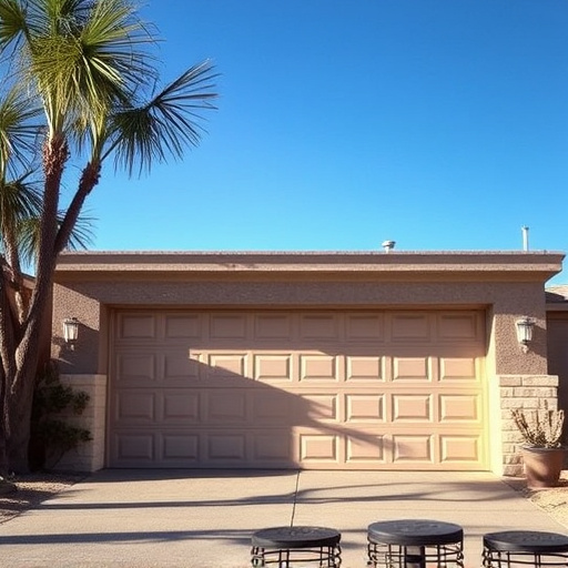 how dust and heat affect garage doors in the desert climate