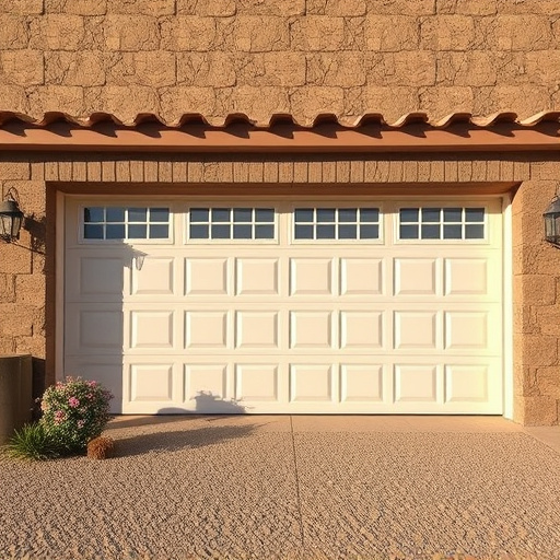 how dust and heat affect garage doors in the desert climate