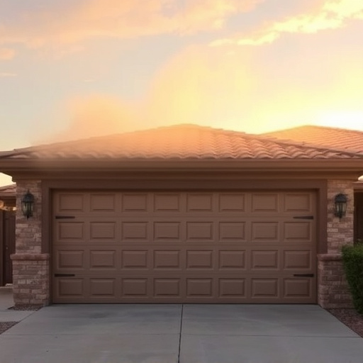 how dust and heat affect garage doors in the desert climate