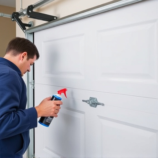 how to lubricate garage door rollers and hinges safely