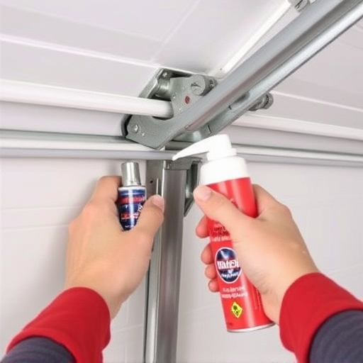 how to lubricate garage door rollers and hinges safely