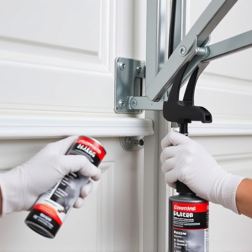 how to lubricate garage door rollers and hinges safely