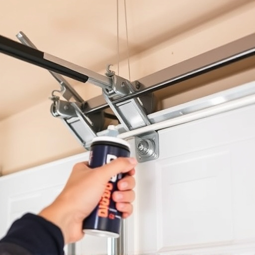 how to lubricate garage door rollers and hinges safely