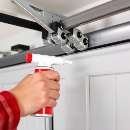 how to lubricate garage door rollers and hinges safely