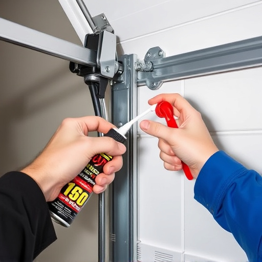 how to lubricate garage door rollers and hinges safely