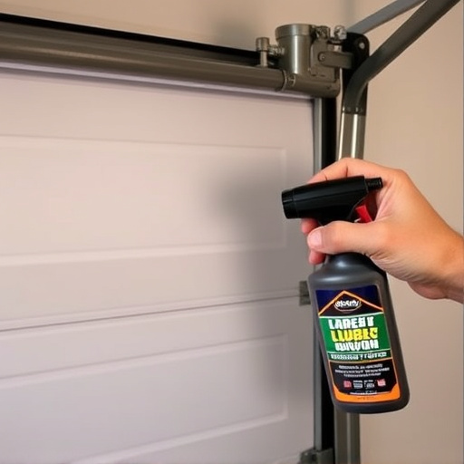 how to lubricate garage door rollers and hinges safely