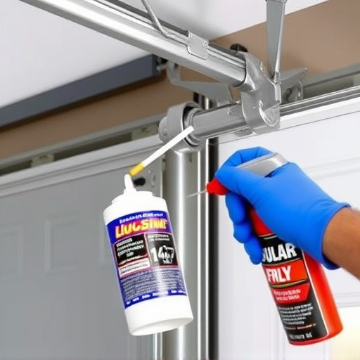 how to lubricate garage door rollers and hinges safely