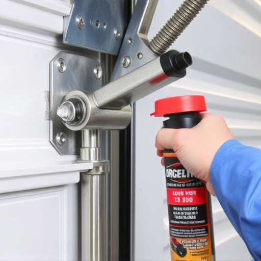 how to lubricate garage door rollers and hinges safely