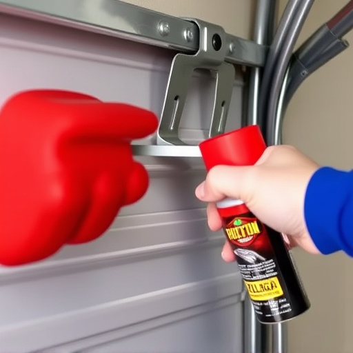 how to lubricate garage door rollers and hinges safely