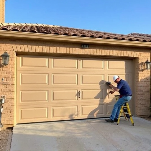 quick garage door repair in Tucson