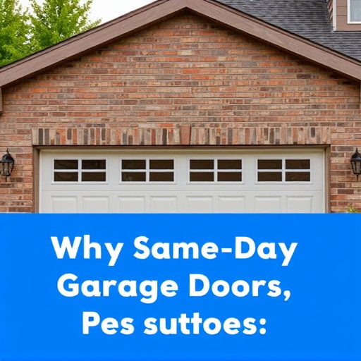 why same-day garage door repair service matters