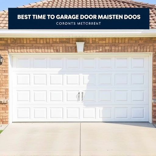 best time of year to schedule garage door maintenance in AZ