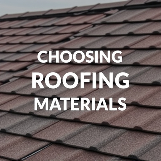 Choosing Roofing Materials