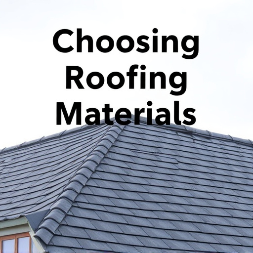 Choosing Roofing Materials