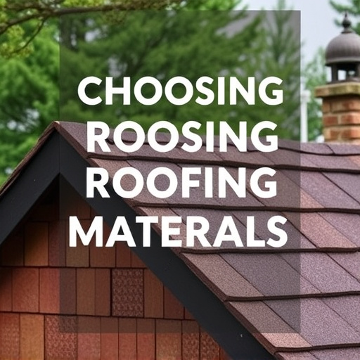 Choosing Roofing Materials